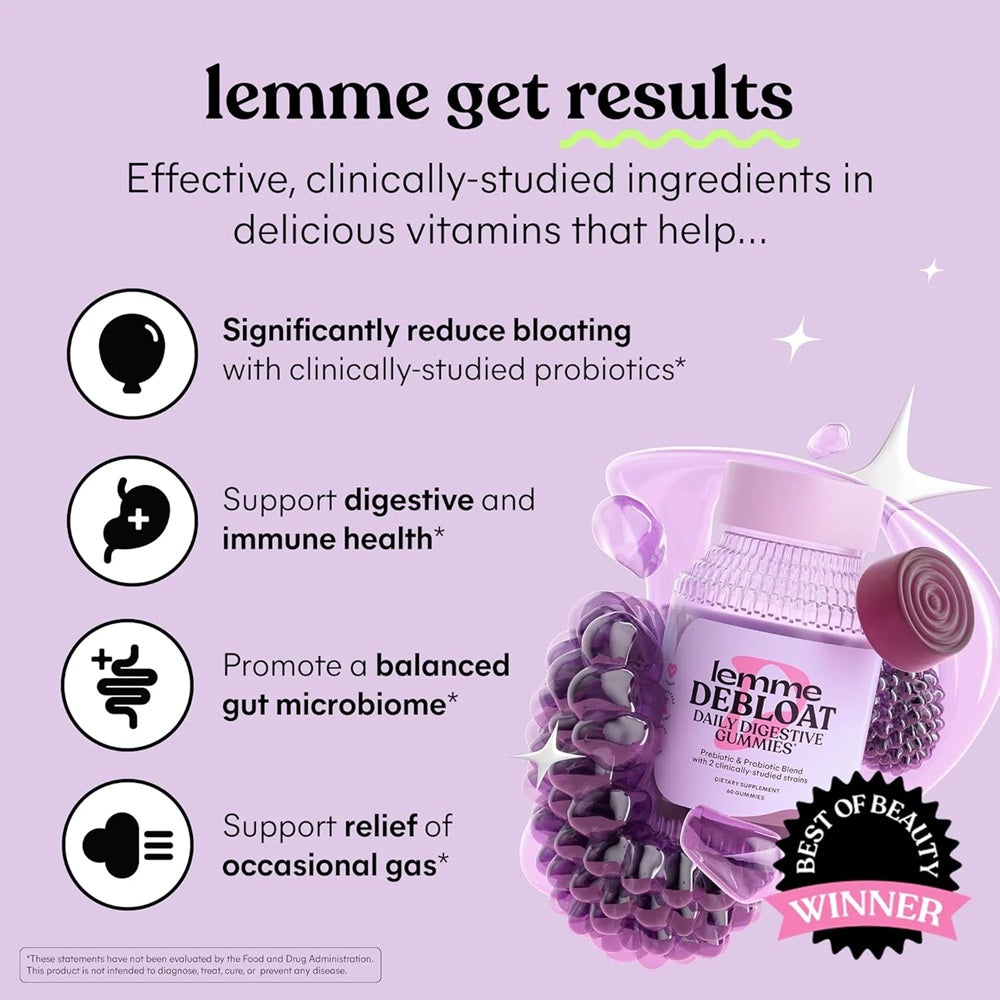 Lemme Debloat Gummies - Digestive & Gut Health