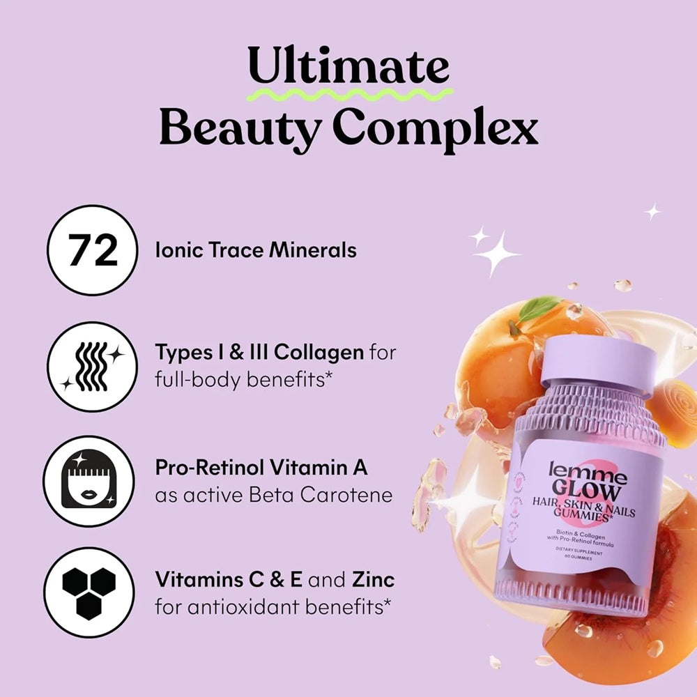 Lemme Glow Gummies - Collagen Support