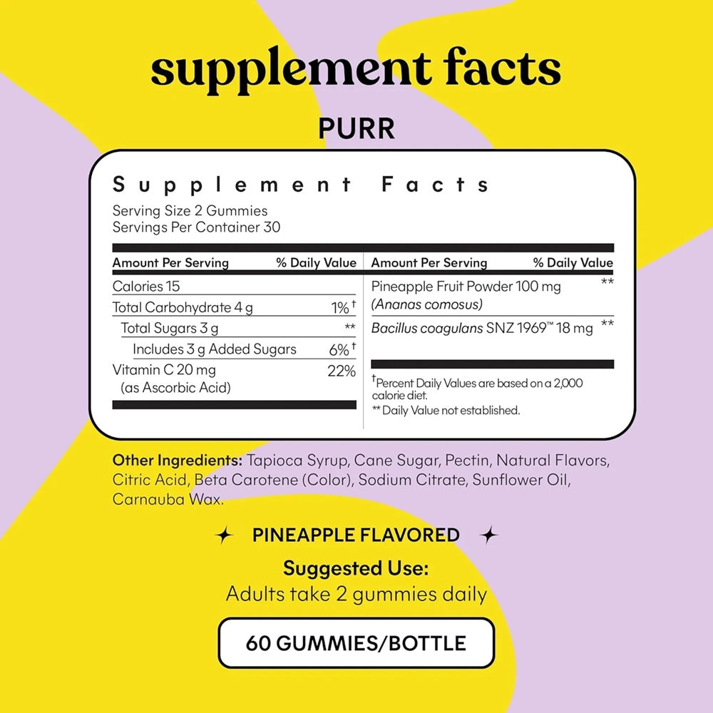 Lemme Purr Gummies - Vaginal Probiotic for Women