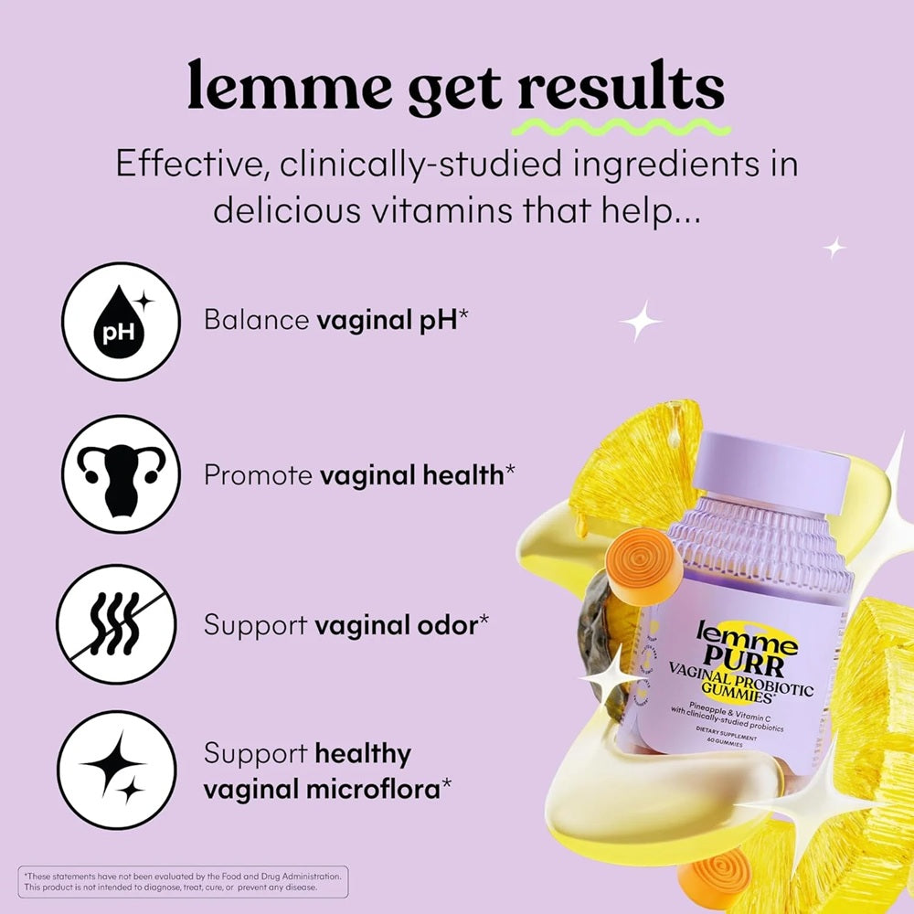 Lemme Purr Gummies - Vaginal Probiotic for Women